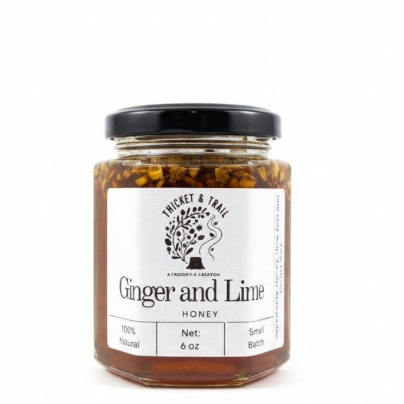 Ginger and Lime Honey